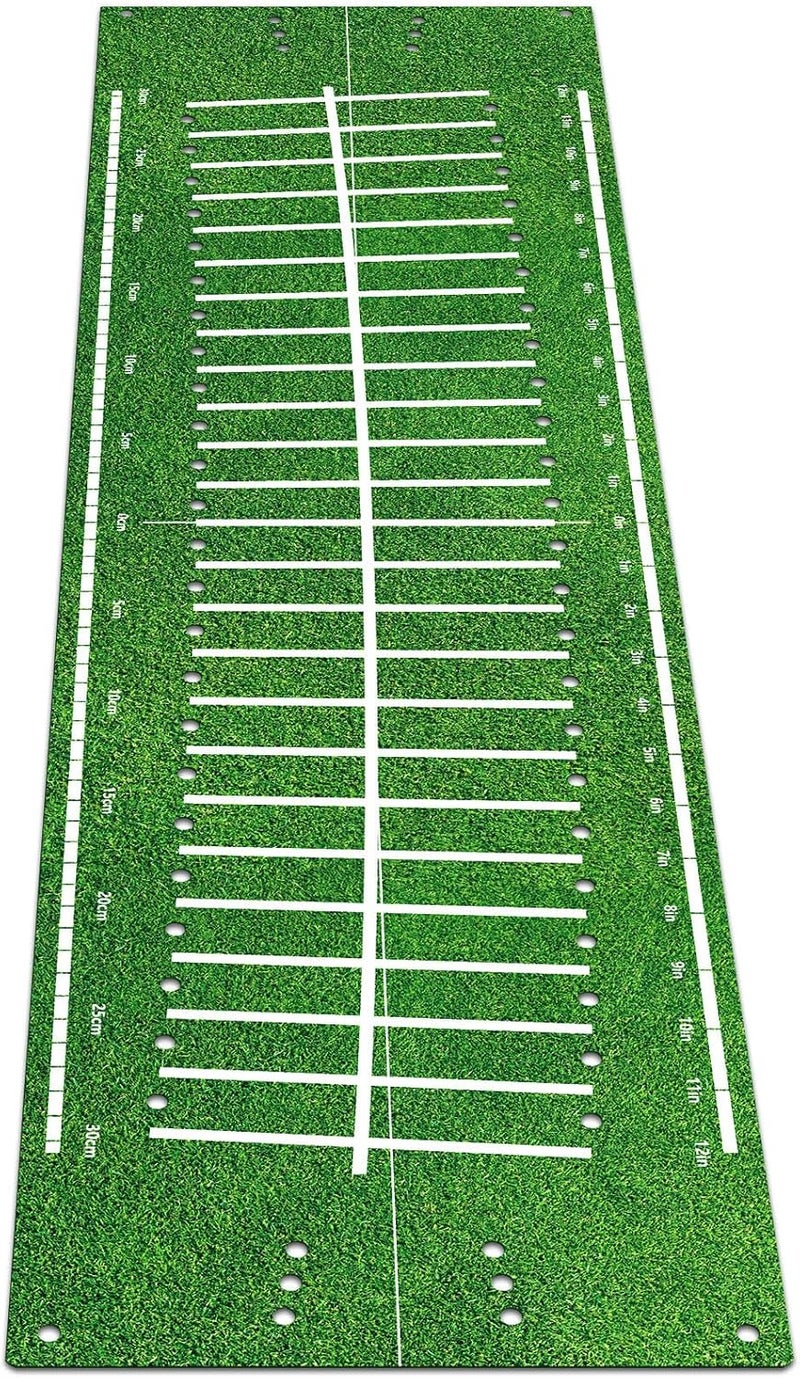 Silipull Golf Putting Mats Practice Indoor 30 x 8.27 Inch Golf Putting Practice Training Aid Alignment Track Green Mat Exercise Putter Training Supplies - Image 1